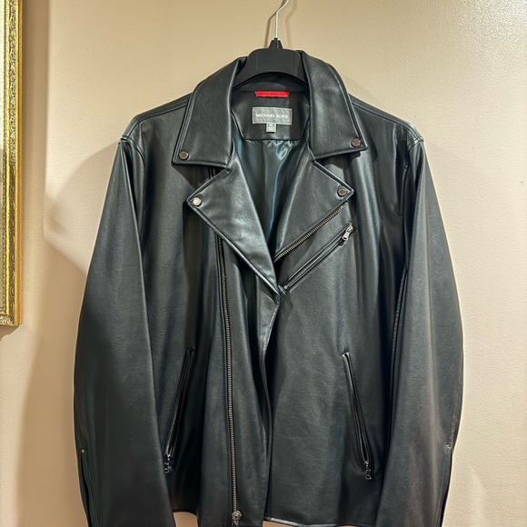 Michael Kors Other - Michael Kors Black Leather Moto Jacket